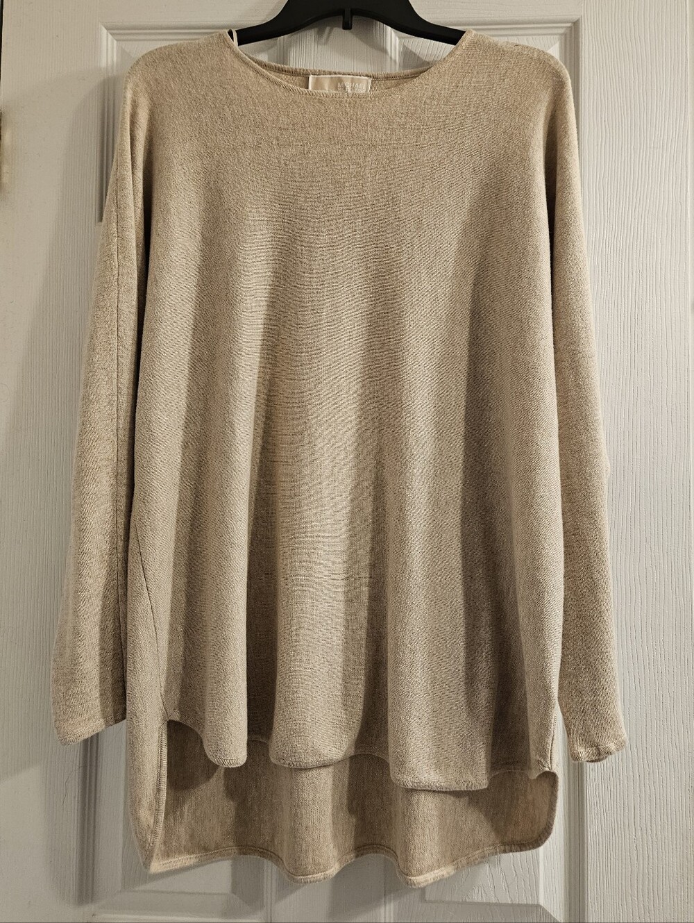 Michael Kors Lightweight Beige Crewneck Sweater